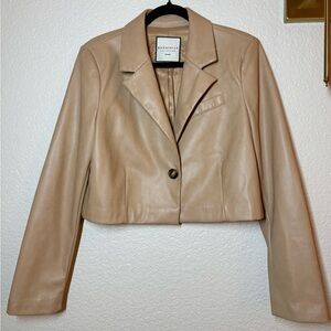 Bagatelle Collection New York Faux leather jacket women 
Size M
